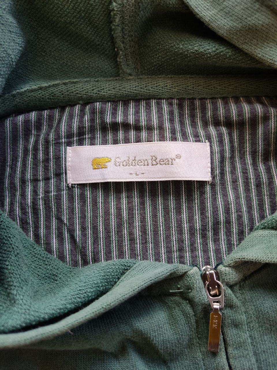 Golden Bear GOLDEN BEAR Green Plain Zipper Hoodie Size US L / EU 52-54 / 3 - 4 Thumbnail