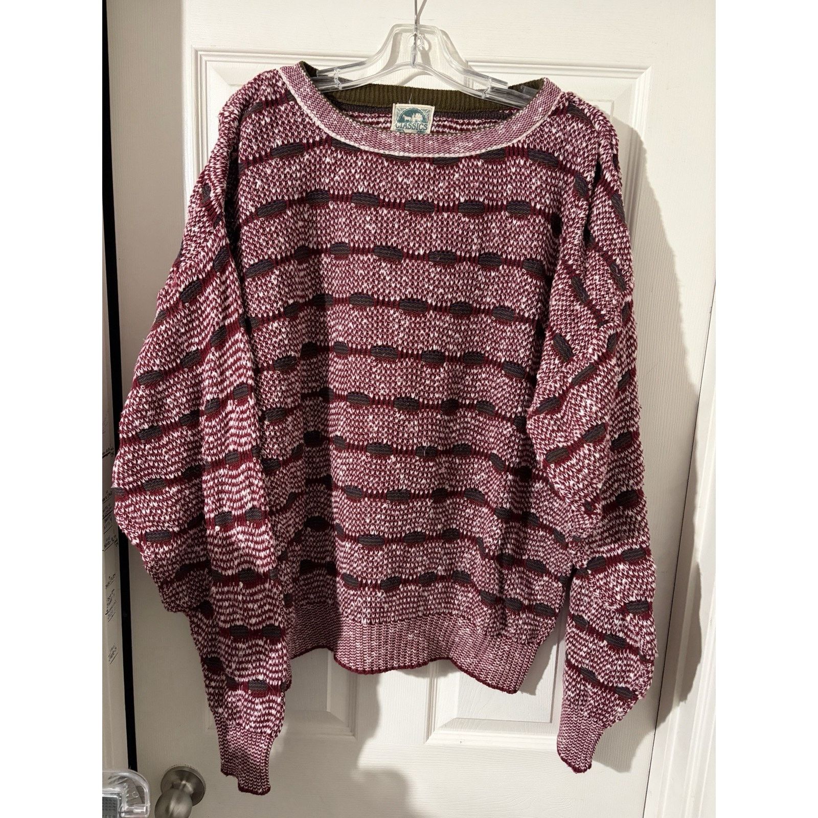 Other Vintage Classics By Thane Sweater Sz L Red Oversized USA Size US L / EU 52-54 / 3 - 1 Thumbnail
