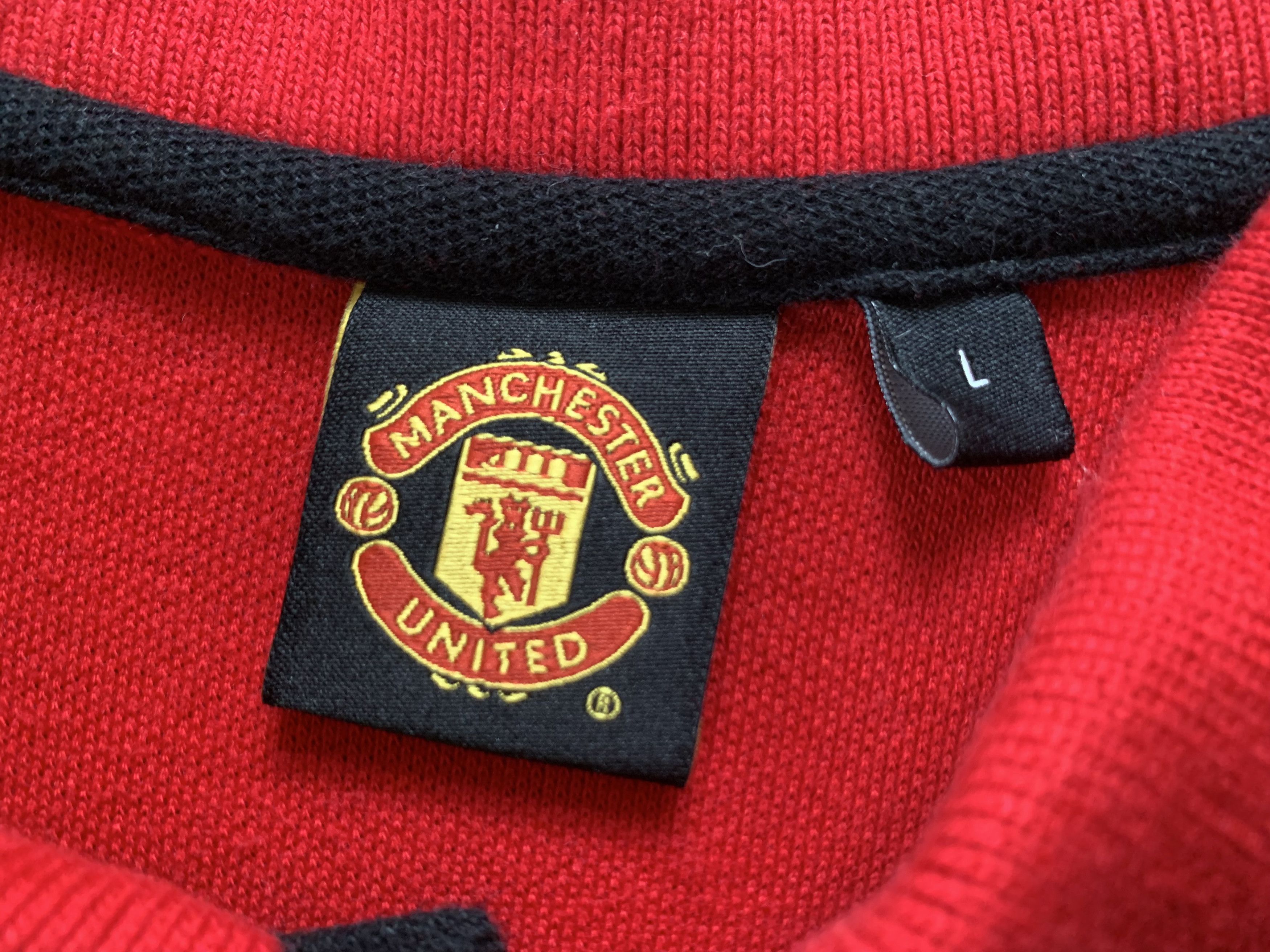 Other Manchester United Red Cotton Polo T-Shirt Size US L / EU 52-54 / 3 - 5 Thumbnail