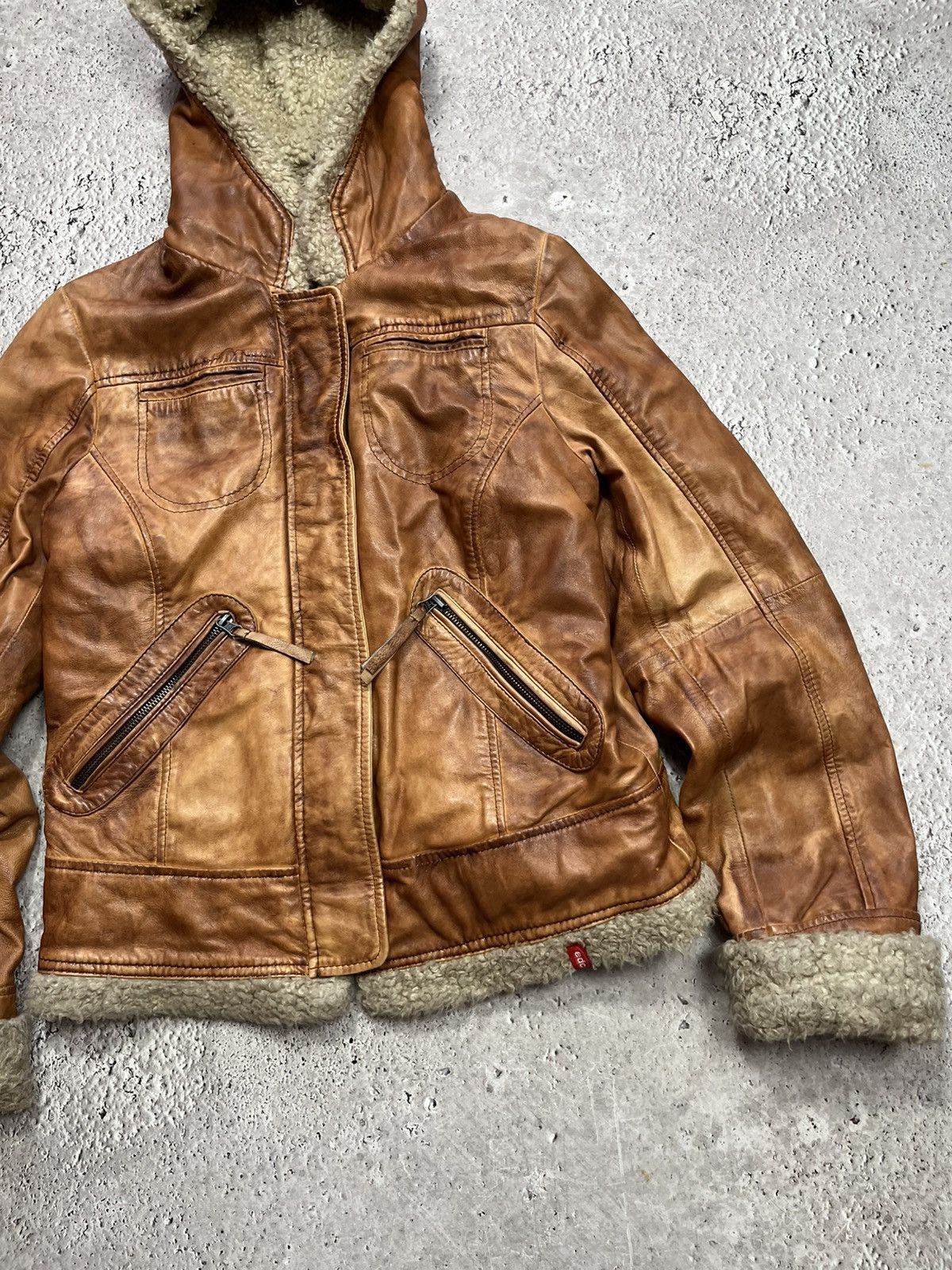 Other Avant Garde Faux Shearling Leather Jacket Womens L Size L / US 10 / IT 46 - 6 Thumbnail