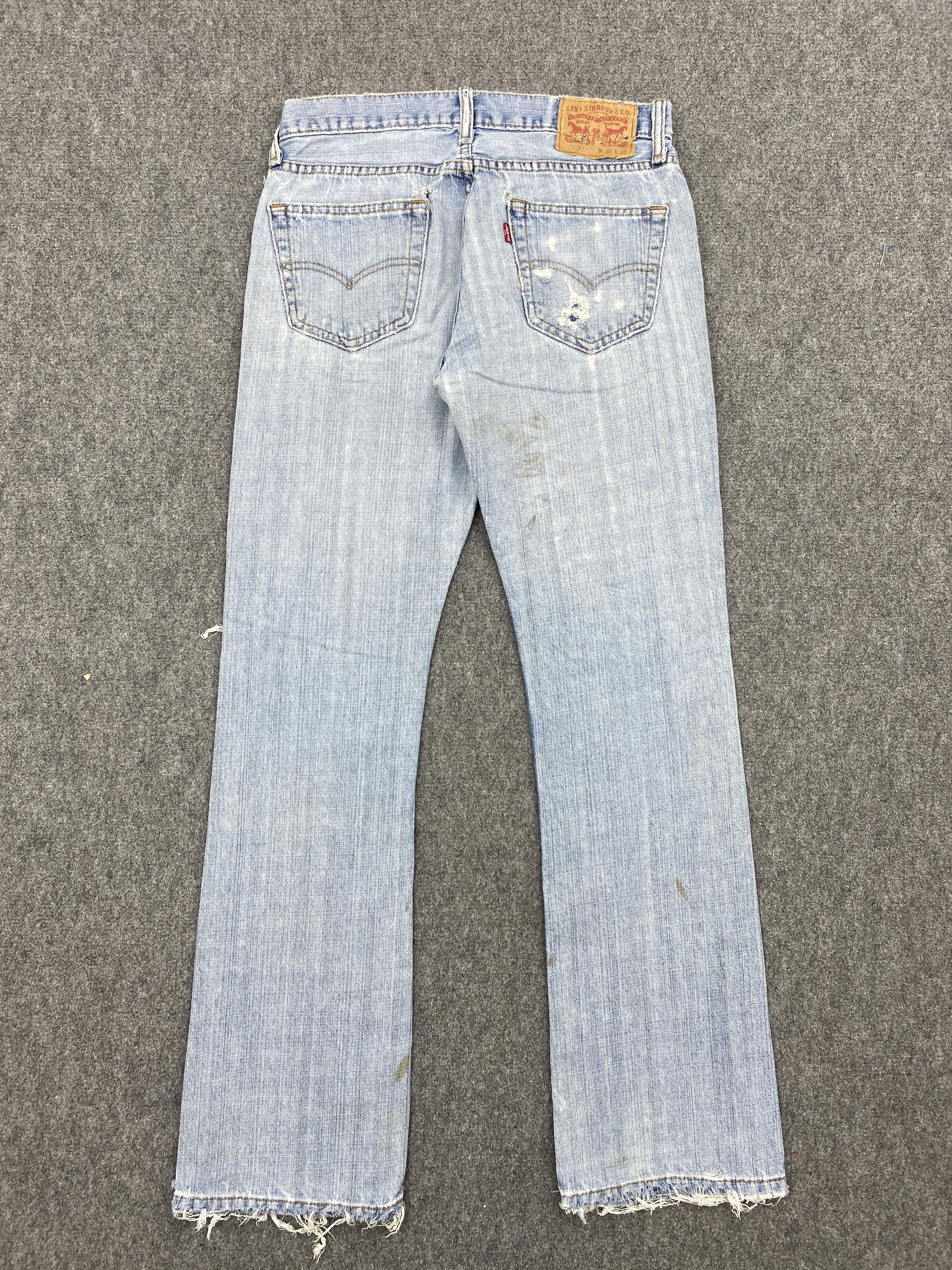 Levi's Distressed Vintage Levis 527 Flared Bootcut Denim DP2707 Size US 28 / EU 44 - 3 Thumbnail