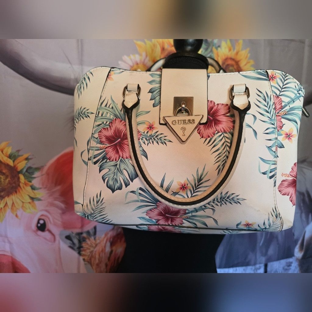Guess Guess Vintage Floral Satchel Bag Size ONE SIZE - 2 Thumbnail