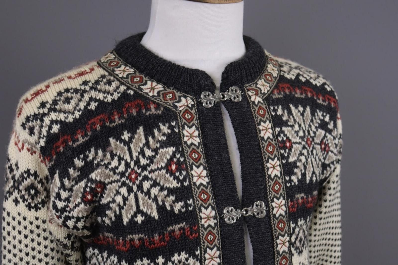 Dale Of Norway DALE OF NORWAY Classic Multicolor Clasp Ski Sweater Size XS Size US XS / EU 42 / 0 - 7 Thumbnail