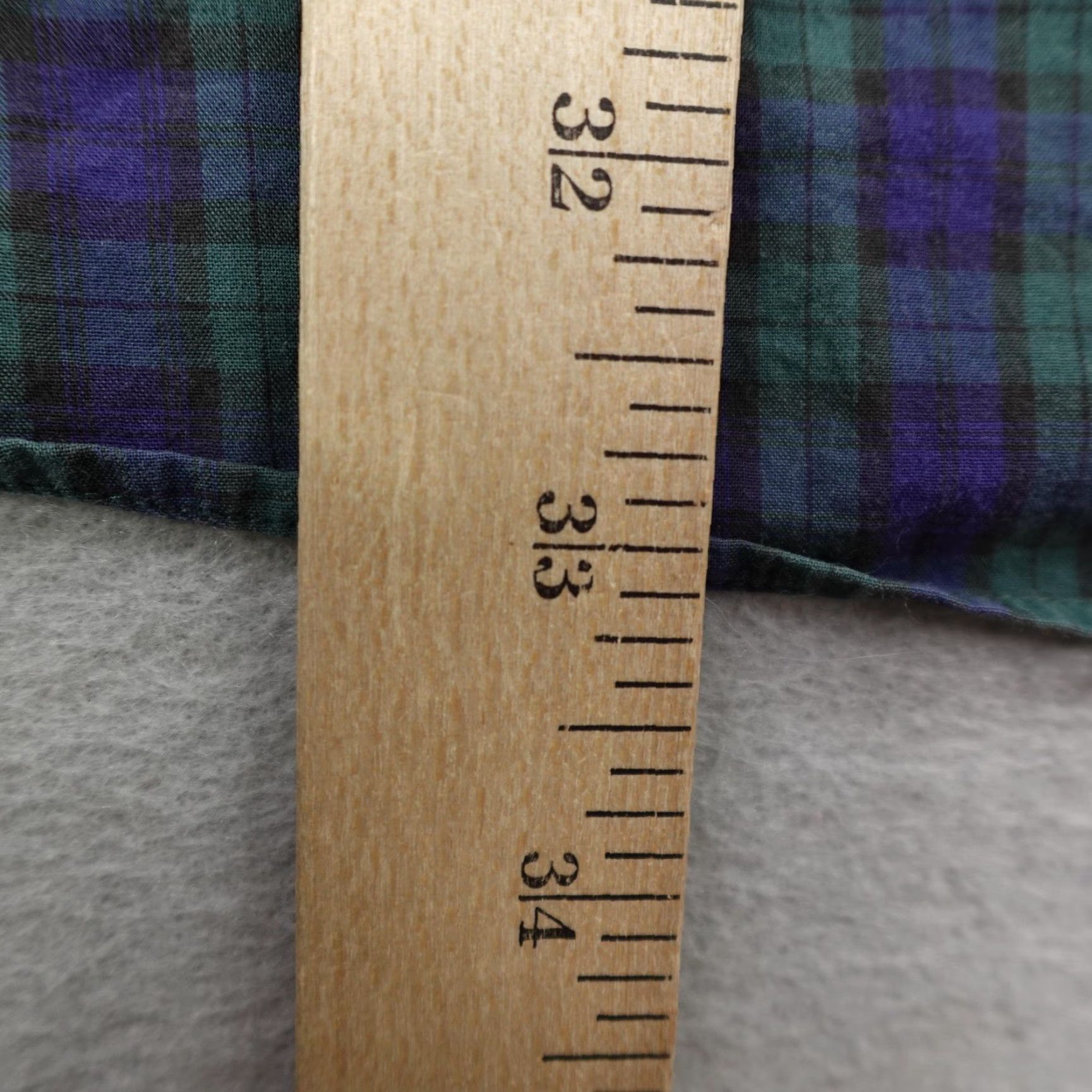 Ralph Lauren VINTAGE Ralph Lauren Shirt Big & Tall 4XL Blackwatch Plaid Men’s Cotton Button-Up 80s Blues Green Mens Size US XXL / EU 58 / 5 - 6 Thumbnail