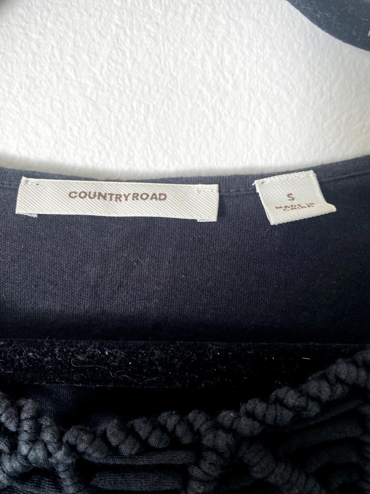 Country Road Country Road Black tank top with rope detail. size Small Size S / US 4 / IT 40 - 2 Thumbnail