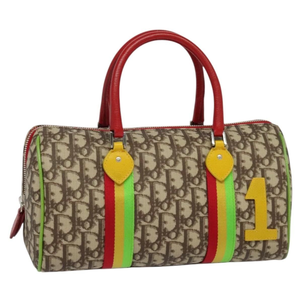 Dior Christian Dior Vintage Rasta Boston Bag Diorissimo Canvas Size ONE SIZE - 1 Thumbnail