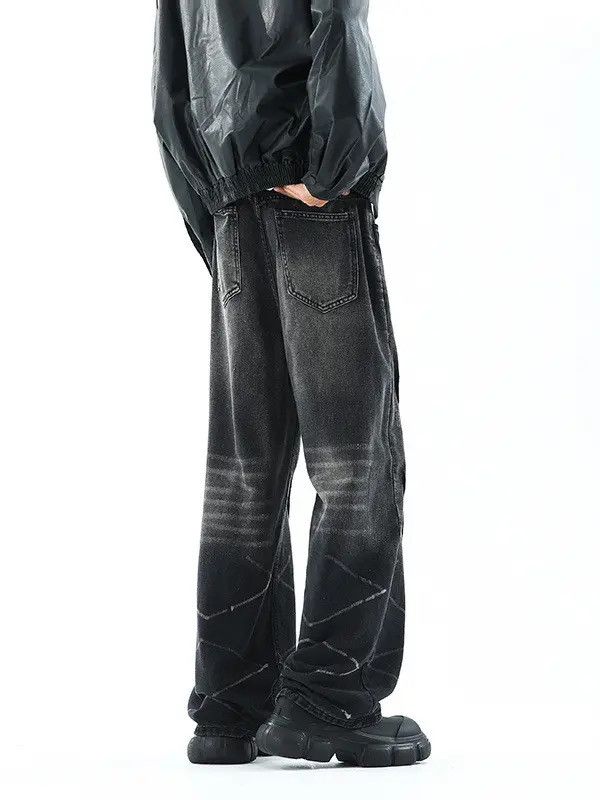 Japanese Brand × Jean Retro loose straight leg high street jeans Size US 32 / EU 48 - 5 Thumbnail