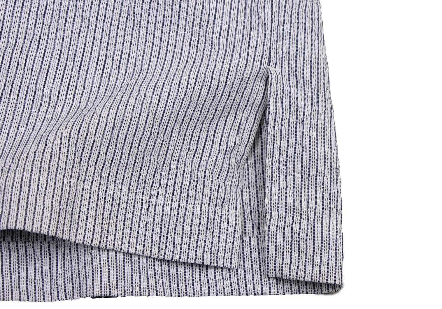 Issey Miyake Stripe Long Sleeve Shirt in Navy and White Size US M / EU 48-50 / 2 - 11 Thumbnail