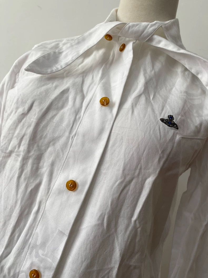 Vivienne Westwood Vivienne Westwood Saturn Dark Vetch Collar Tie Shirt Size M / US 6-8 / IT 42-44 - 4 Thumbnail