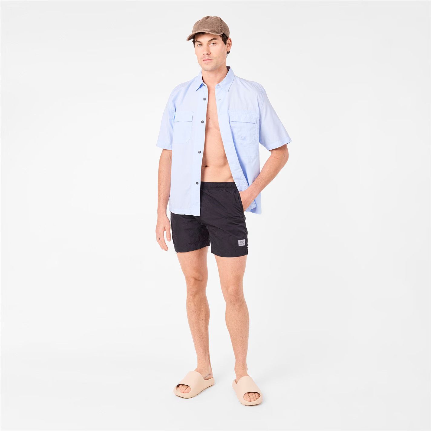 C.P. Company o1g2r1mq0426 Chrome Swim Shorts in Navy Size US 28 / EU 44 - 5 Thumbnail