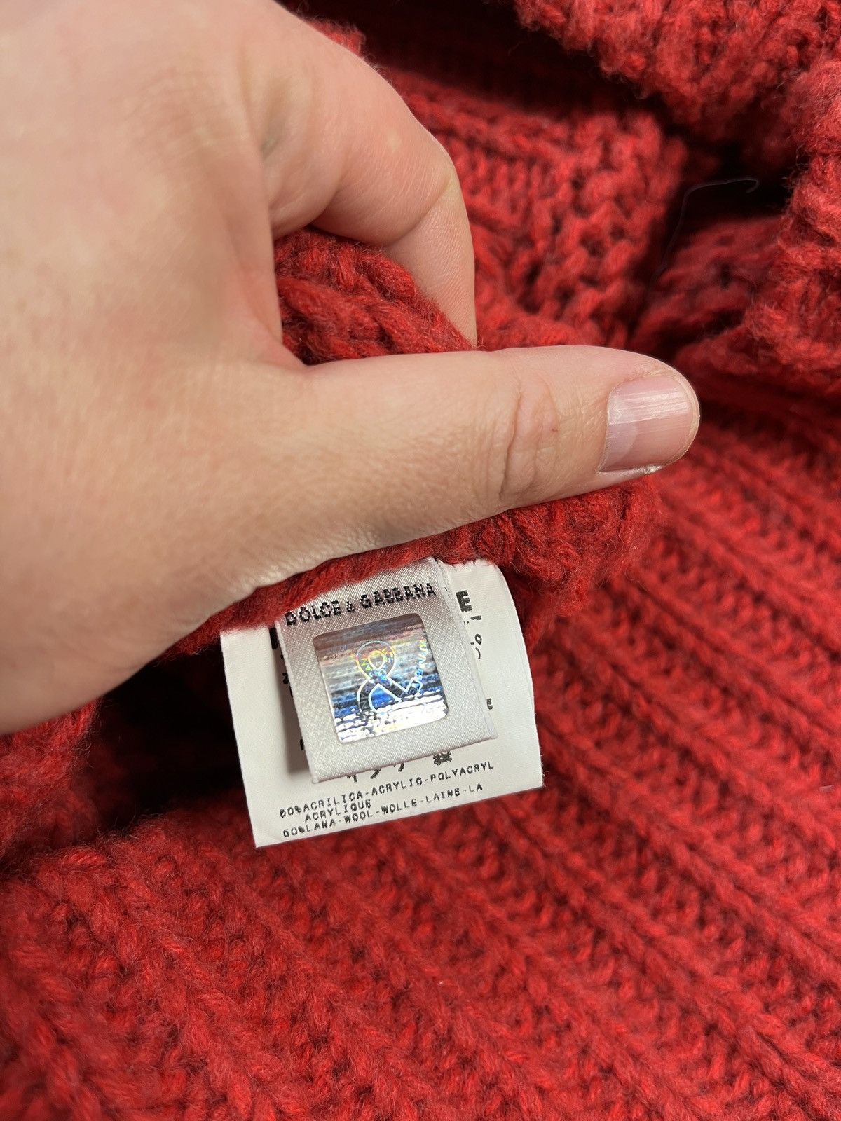 Dolce & Gabbana D&G Wool Sweater Size L / US 10 / IT 46 - 11 Thumbnail