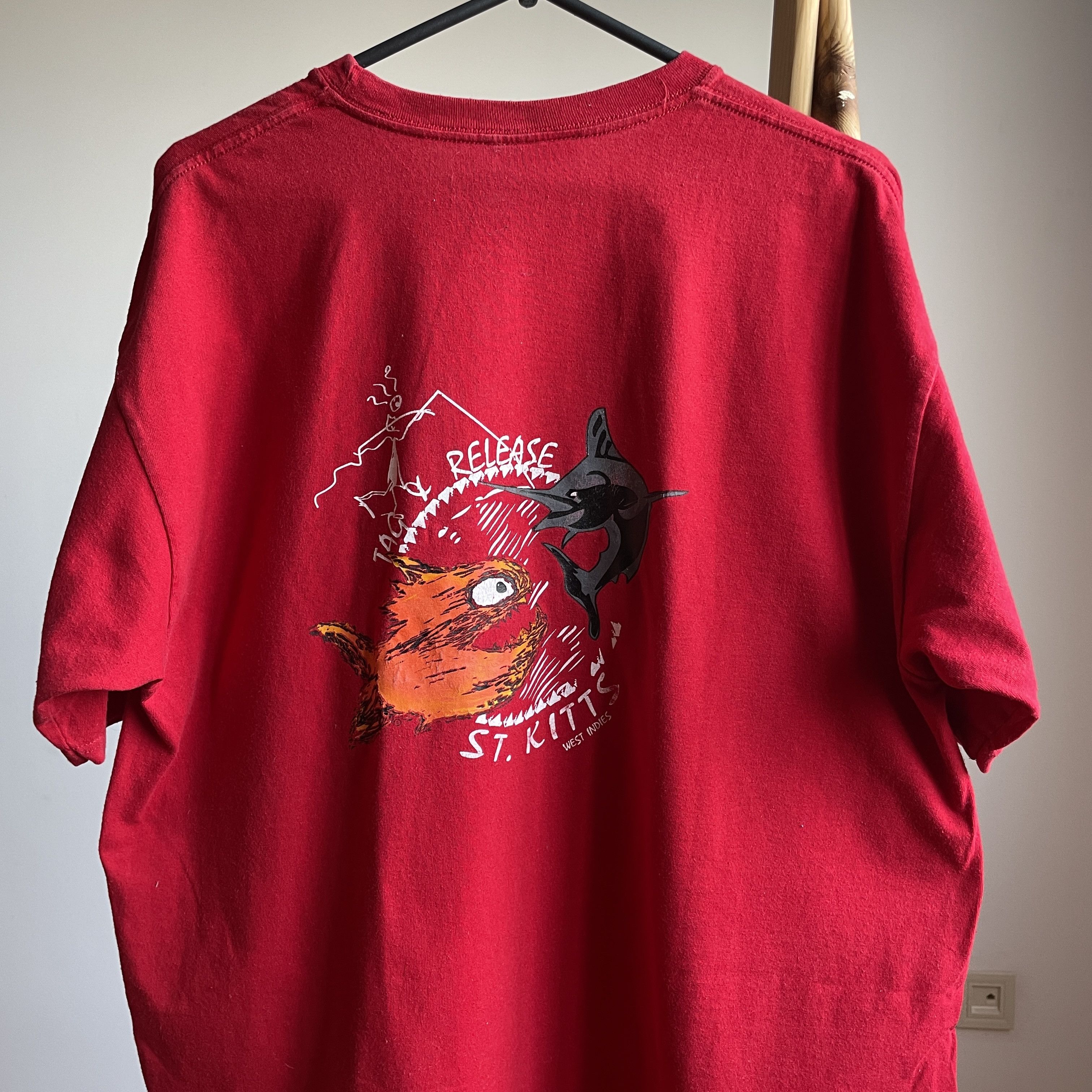 Vintage Pirana Joe Vintage 90's T-Shirt Size XL Size US XL / EU 56 / 4 - 3 Thumbnail