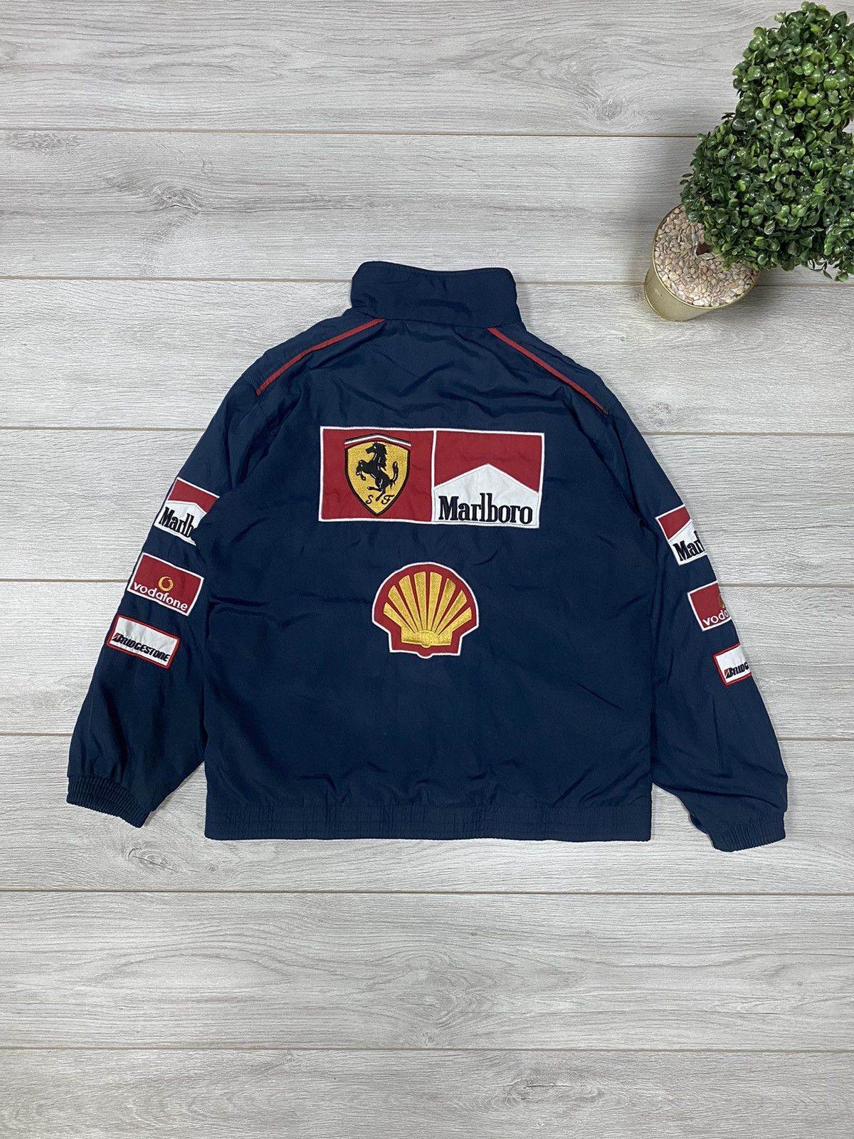 Marlboro Marlboro vintage racing bomber shell jacket Size US XL / EU 56 / 4 - 2 Thumbnail