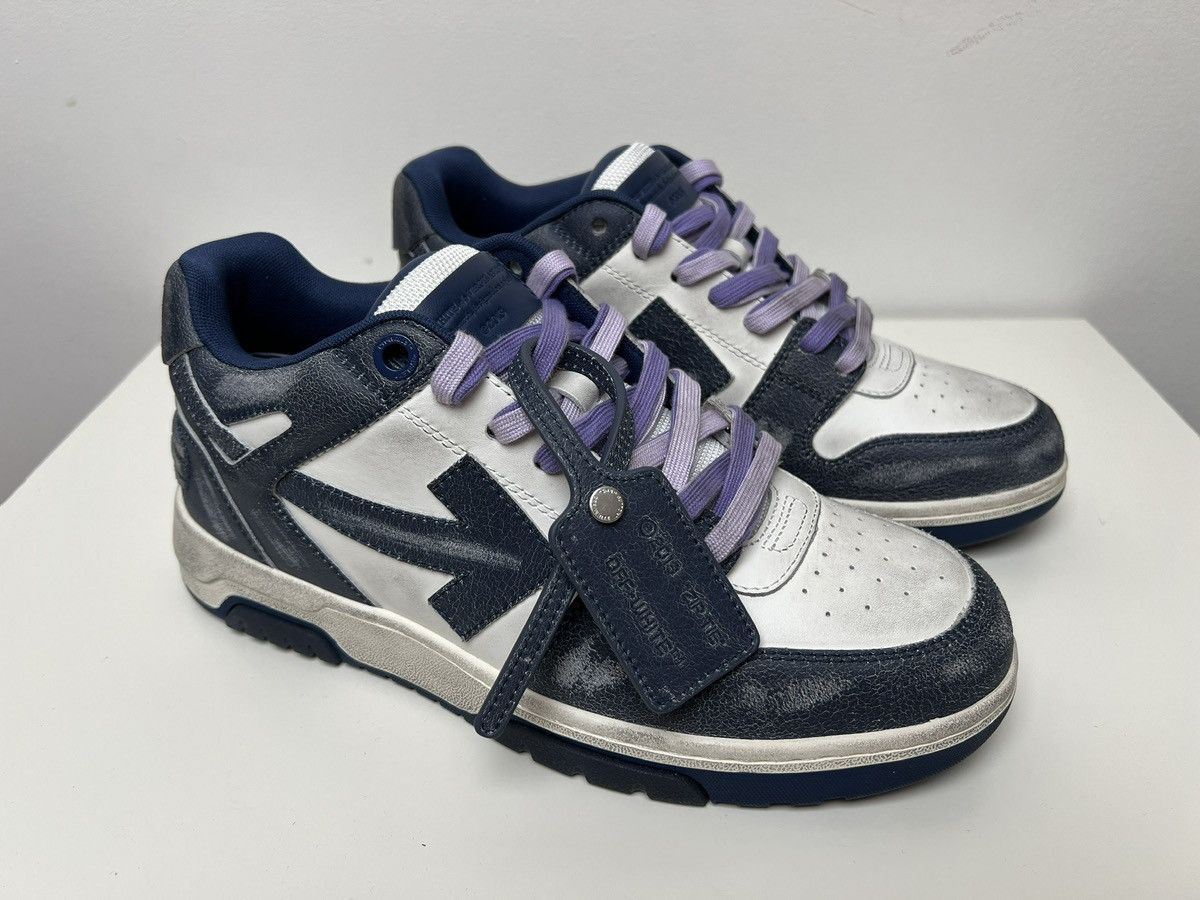 Off-White Off-White Out of Office Vintage Leather 'Navy Blue' Size US 10 / EU 43 - 1 Thumbnail
