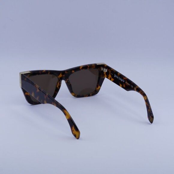 Palm Angels Palm Angels PERI099 HOLLYWOOD 6064 Sunglasses Havana Cat Eye Size ONE SIZE - 7 Thumbnail