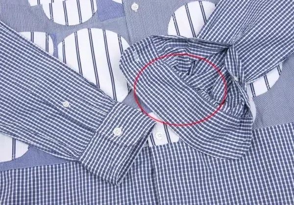 Comme des Garcons Comme Des Garcons Blue Vintage Plaid Shirt Top Size L / US 10 / IT 46 - 6 Thumbnail