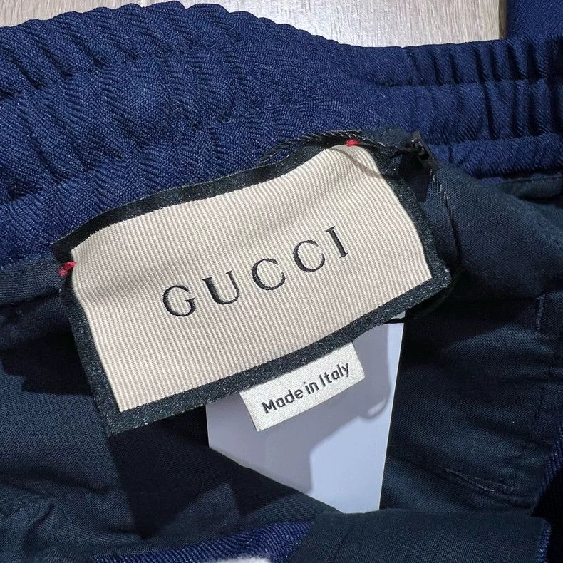 Gucci Gucci Embroidered letter casual trousers 2502-Nextarrow Size US 28 / EU 44 - 4 Thumbnail
