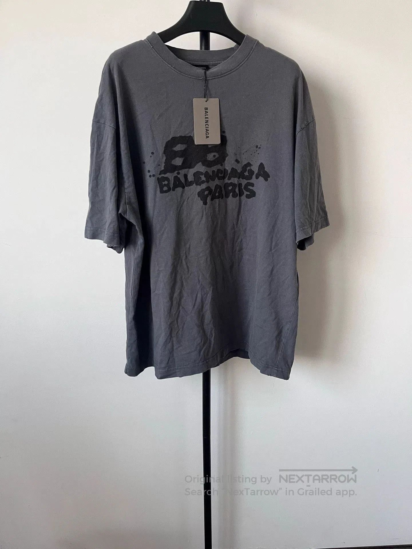 Balenciaga Balenciaga Hand Drawn BB Icon Print T-Shirt. Size US M / EU 48-50 / 2 - 1 Thumbnail