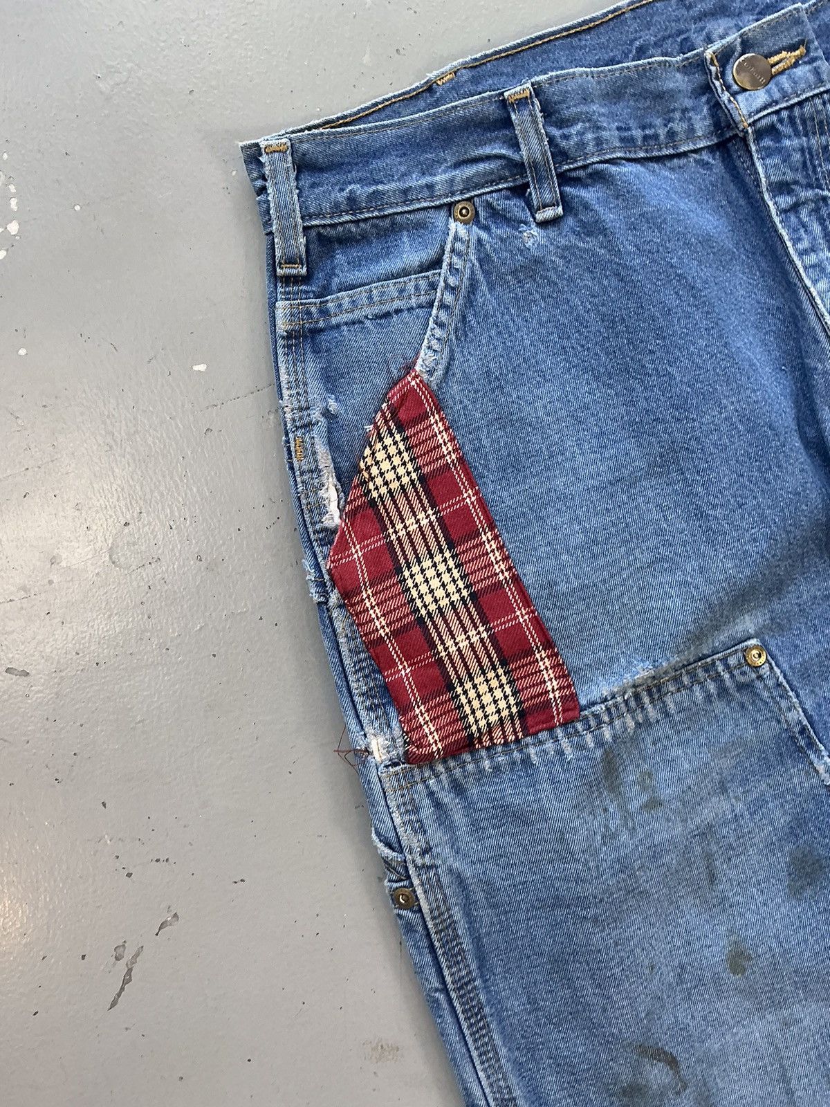 Carhartt × Vintage Vintage Carhartt b273 DST double knee denim Size US 34 / EU 50 - 7 Thumbnail
