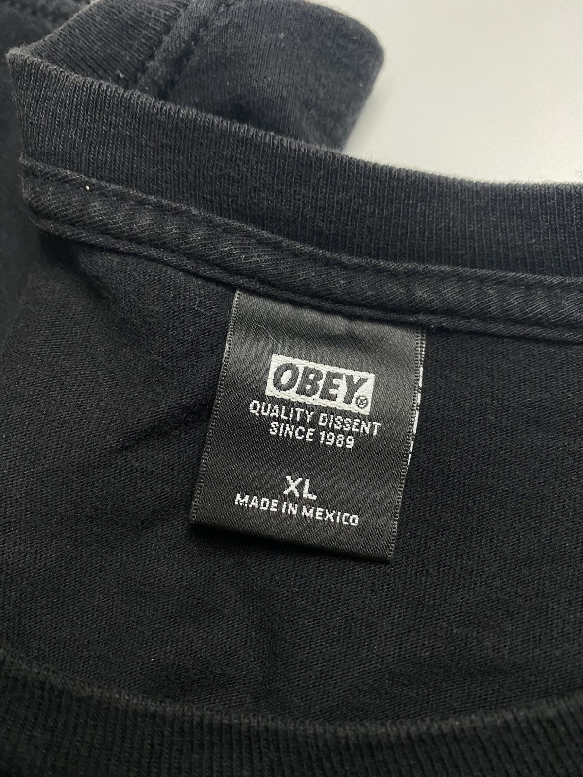 Obey Vintage y2k Obey Big Logo Size US XL / EU 56 / 4 - 5 Thumbnail
