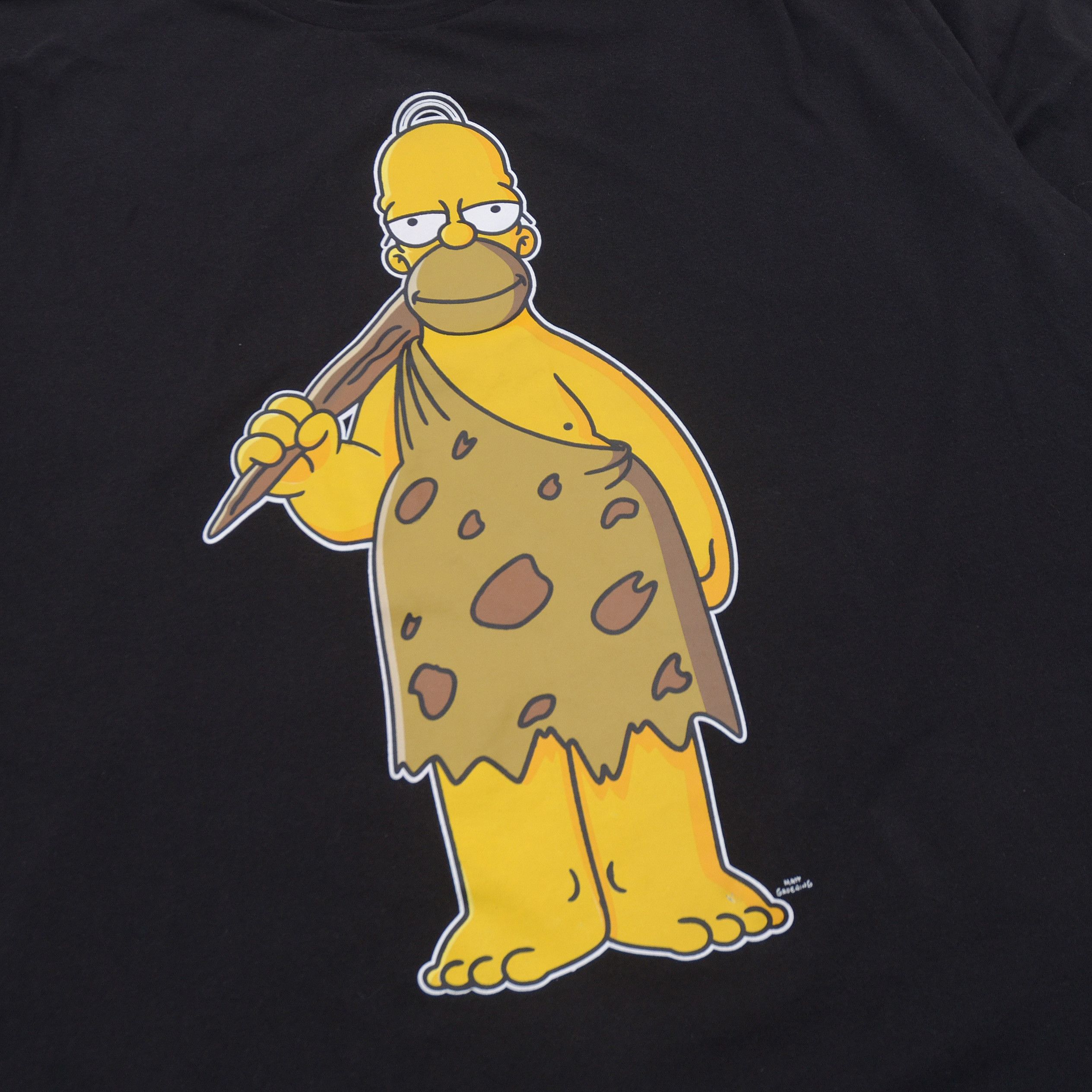 The Simpsons × Vintage Vintage Homer SIMPSONS Flintstones Caveman funny Tee 2009 Size US XL / EU 56 / 4 - 4 Thumbnail