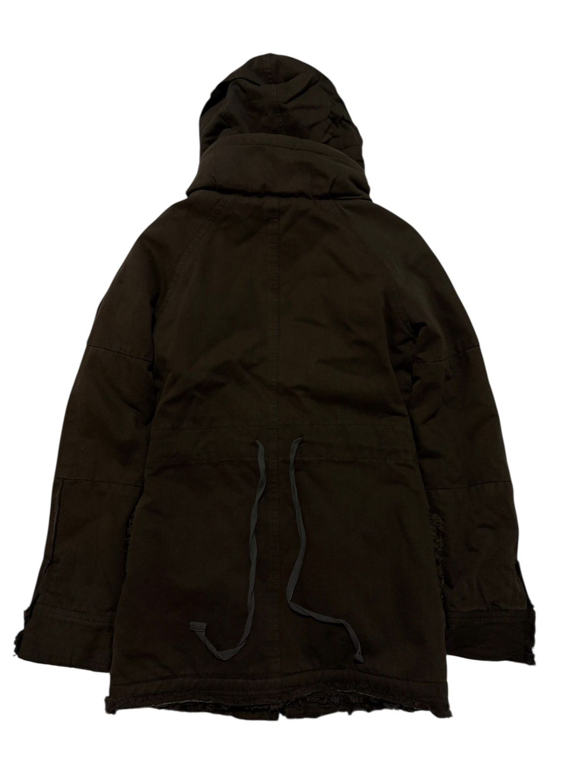 Tornado Mart Faux fur Parka fireman claps Bono Jacket Vkei gyaru style Size S / US 4 / IT 40 - 6 Thumbnail