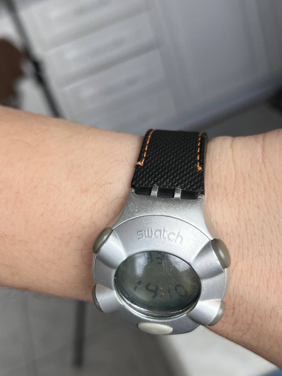 Japanese Brand × Vintage Vintage Futuristic Form Watch Digital Bubble Swatch Beat Size ONE SIZE - 6 Thumbnail