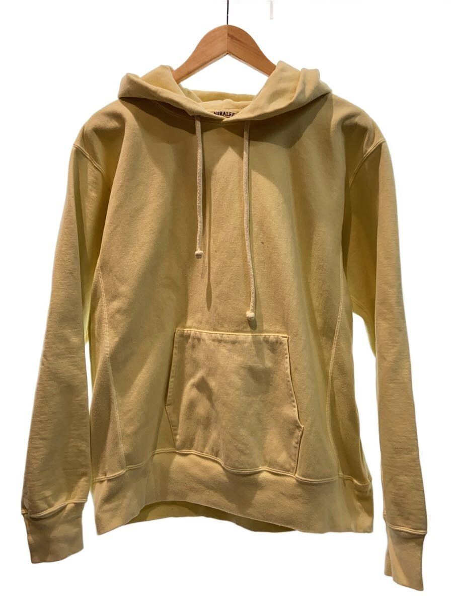 Auralee Yellow Cotton Hoodie Size US XL / EU 56 / 4 - 2 Thumbnail