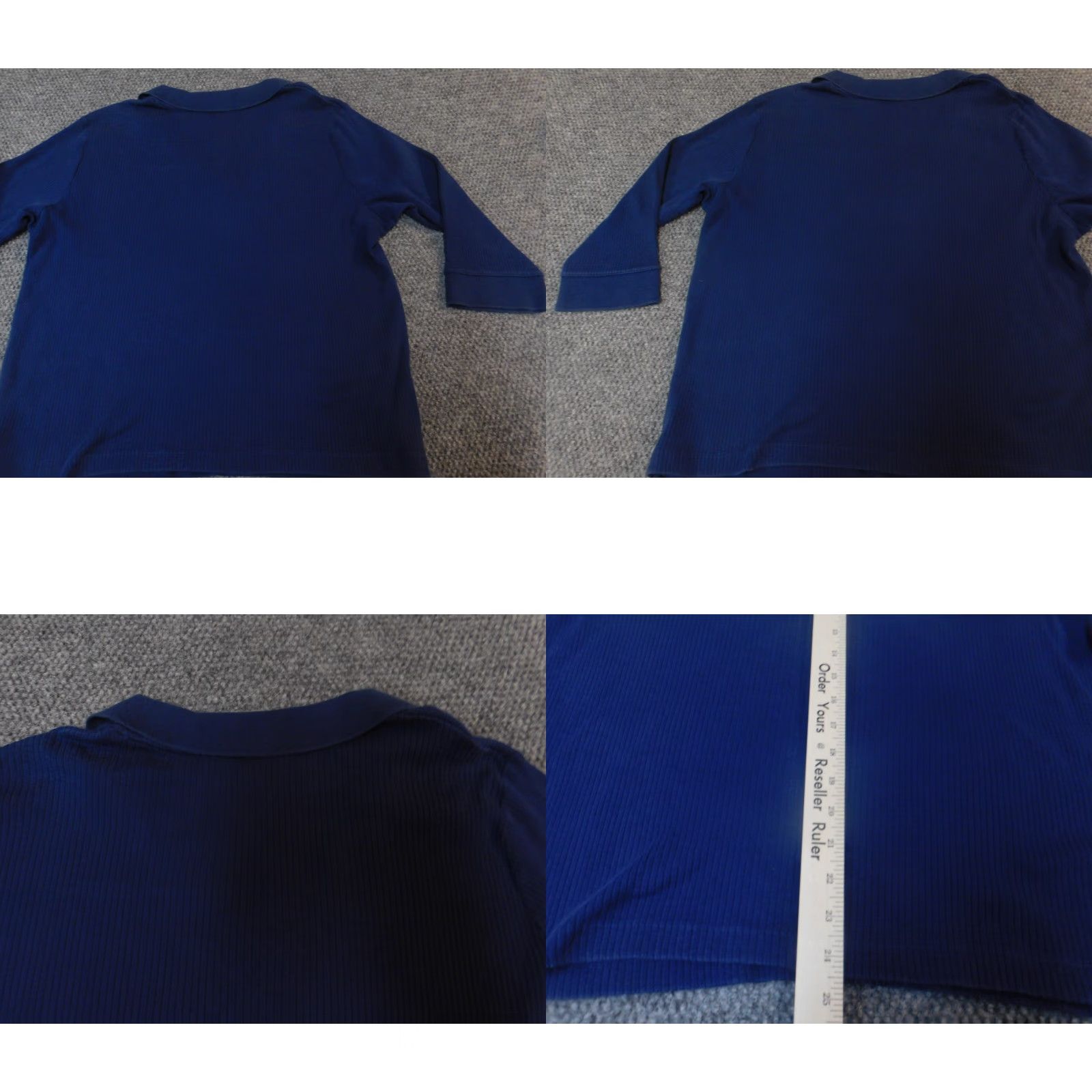 Ralph Lauren Lauren Ralph Lauren Womens Sweater XL blue Pullover Collared Knit Ruffle Nice Condition, Regular, All Seasons Women’s Medium: XL Size XL / US 12-14 / IT 48-50 - 8 Thumbnail