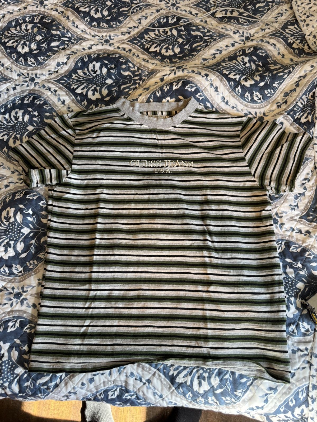 Guess Guess Striped Tee Size US M / EU 48-50 / 2 - 1 Thumbnail