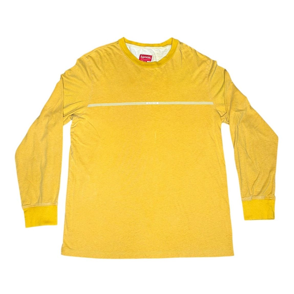 Supreme Supreme Printed Stripe Long Sleeve Shirt FW18 Size US M / EU 48-50 / 2 - 1 Thumbnail