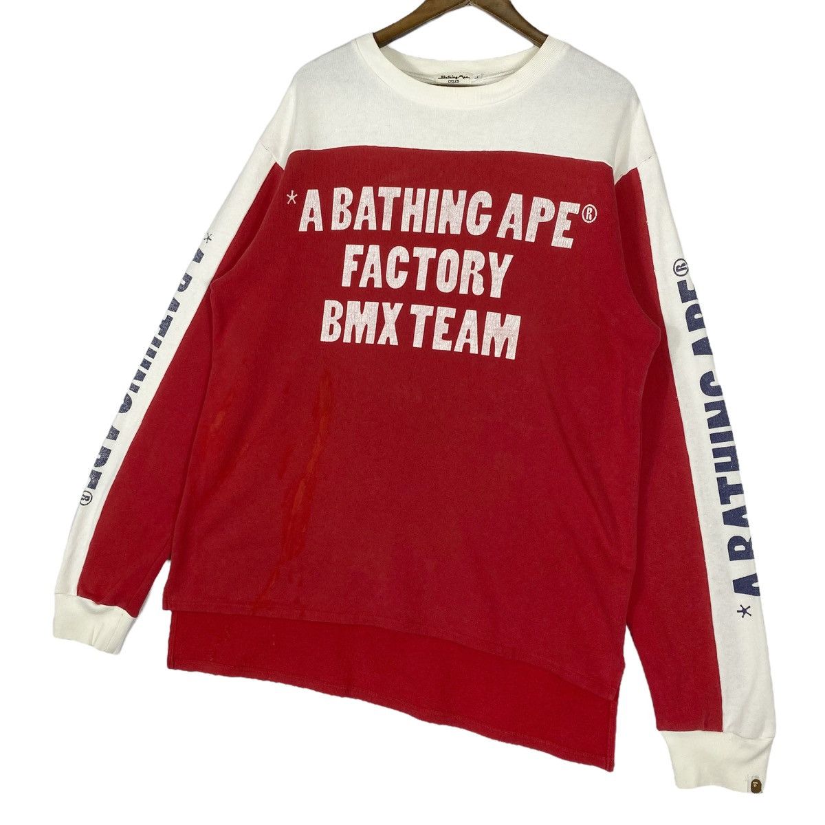 Bape Vintage A Bathing Ape Factory BMX Team Pullover Size US L / EU 52-54 / 3 - 2 Thumbnail