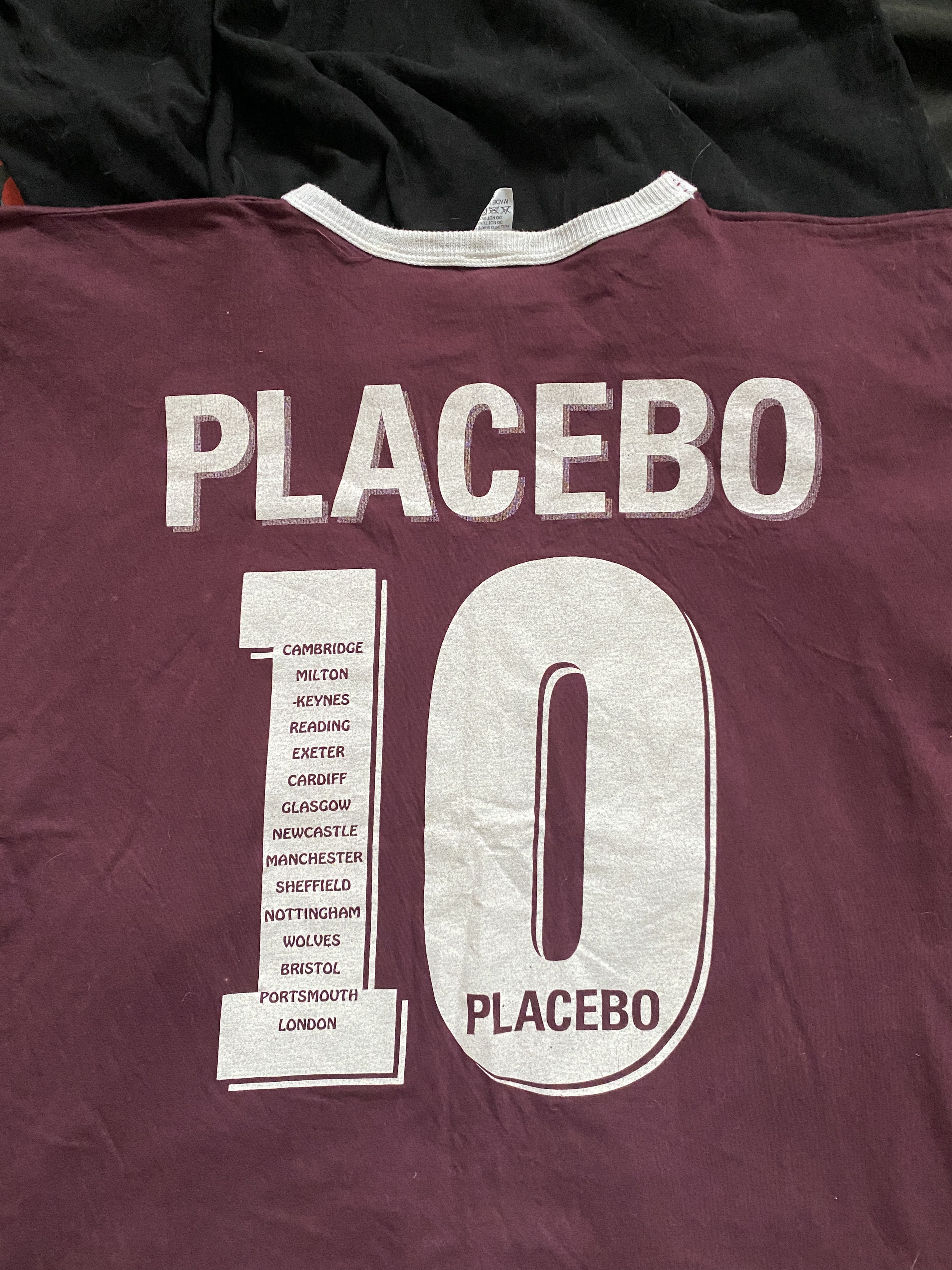 Band Tees × Vintage RARE PLACEBO T-shirt / Size L - XL Size US L / EU 52-54 / 3 - 5 Thumbnail