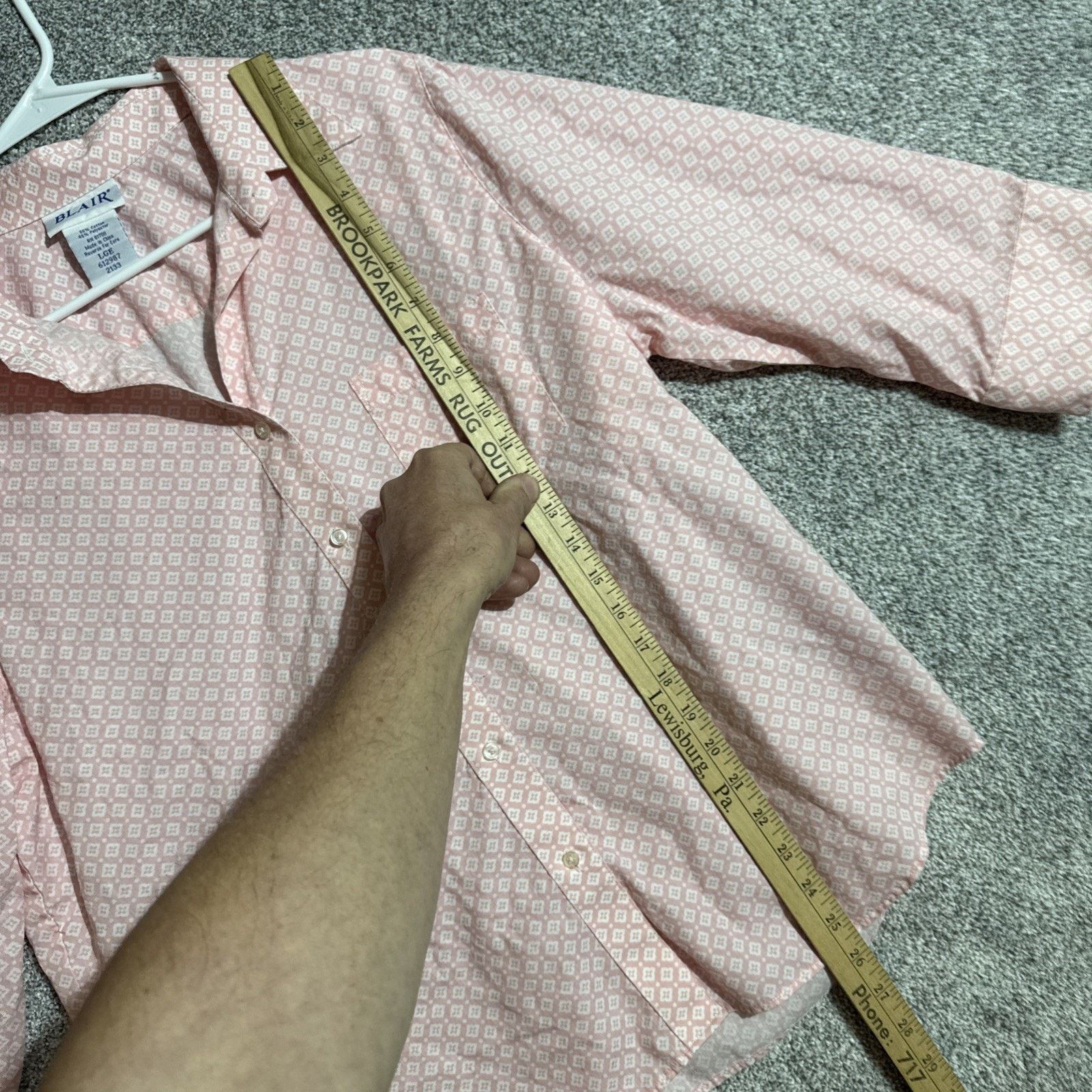 Other Blair Top Womens Large Office Pastel Preppy Retro Button Up Size L / US 10 / IT 46 - 2 Thumbnail