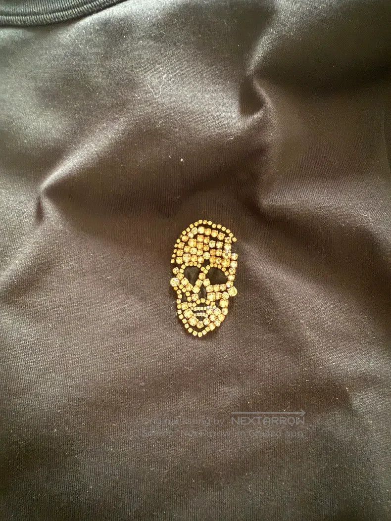 Alexander McQueen Alexander Mcqueen Crystal skull short-sleeved T-shirt Size US XL / EU 56 / 4 - 7 Thumbnail