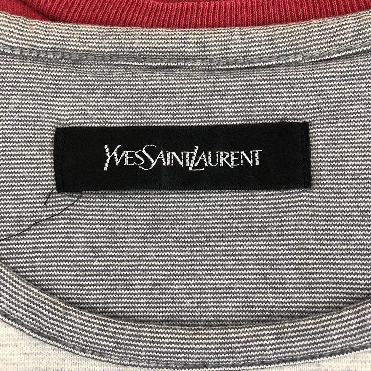 Yves Saint Laurent YSL Yves Saint Laurent Single Pocket Stripe T-Shirt Size US L / EU 52-54 / 3 - 6 Thumbnail