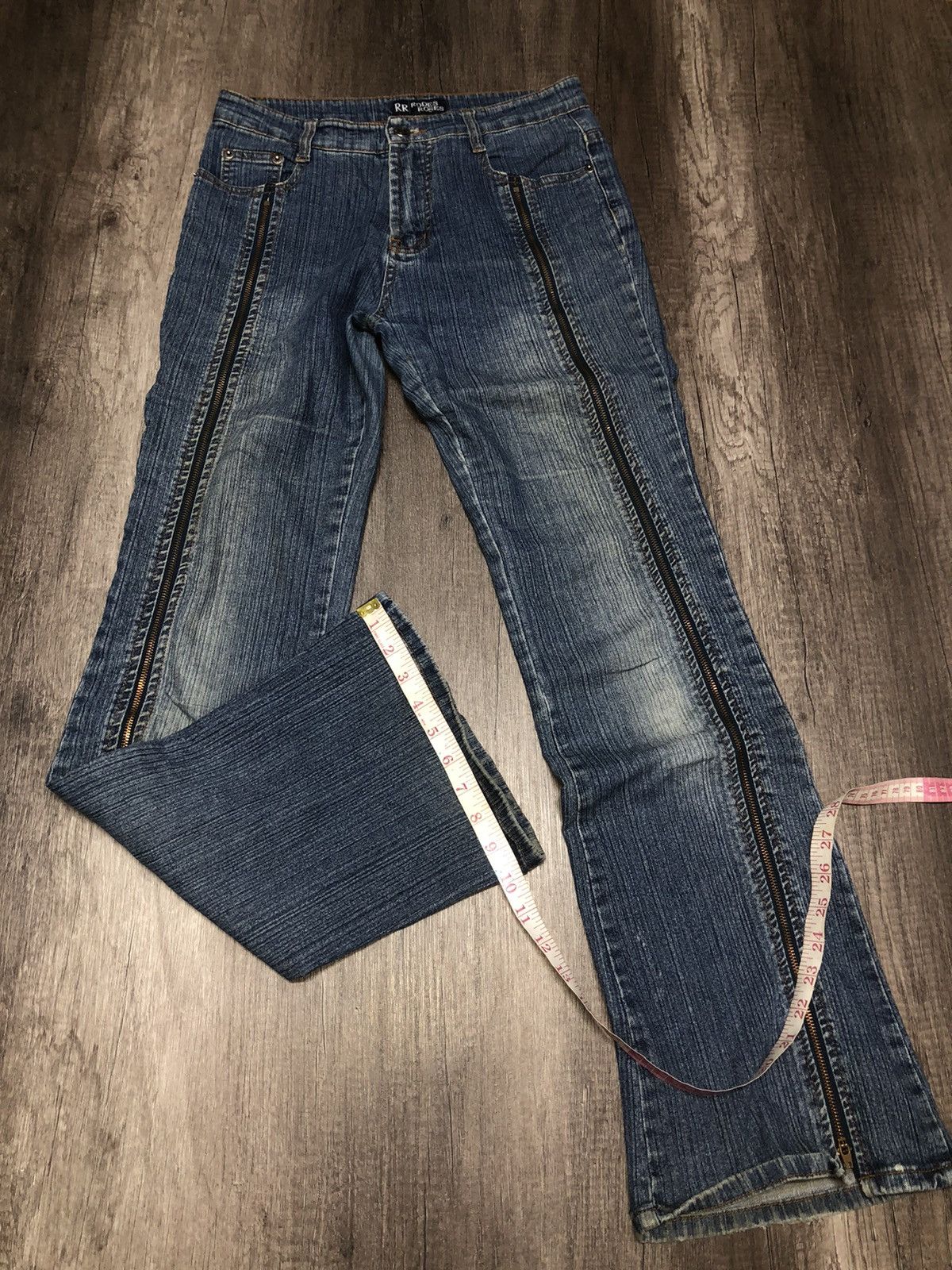 Designer × Japanese Brand Rodes Roses x Haphazard Jeans Size US 29 - 20 Thumbnail