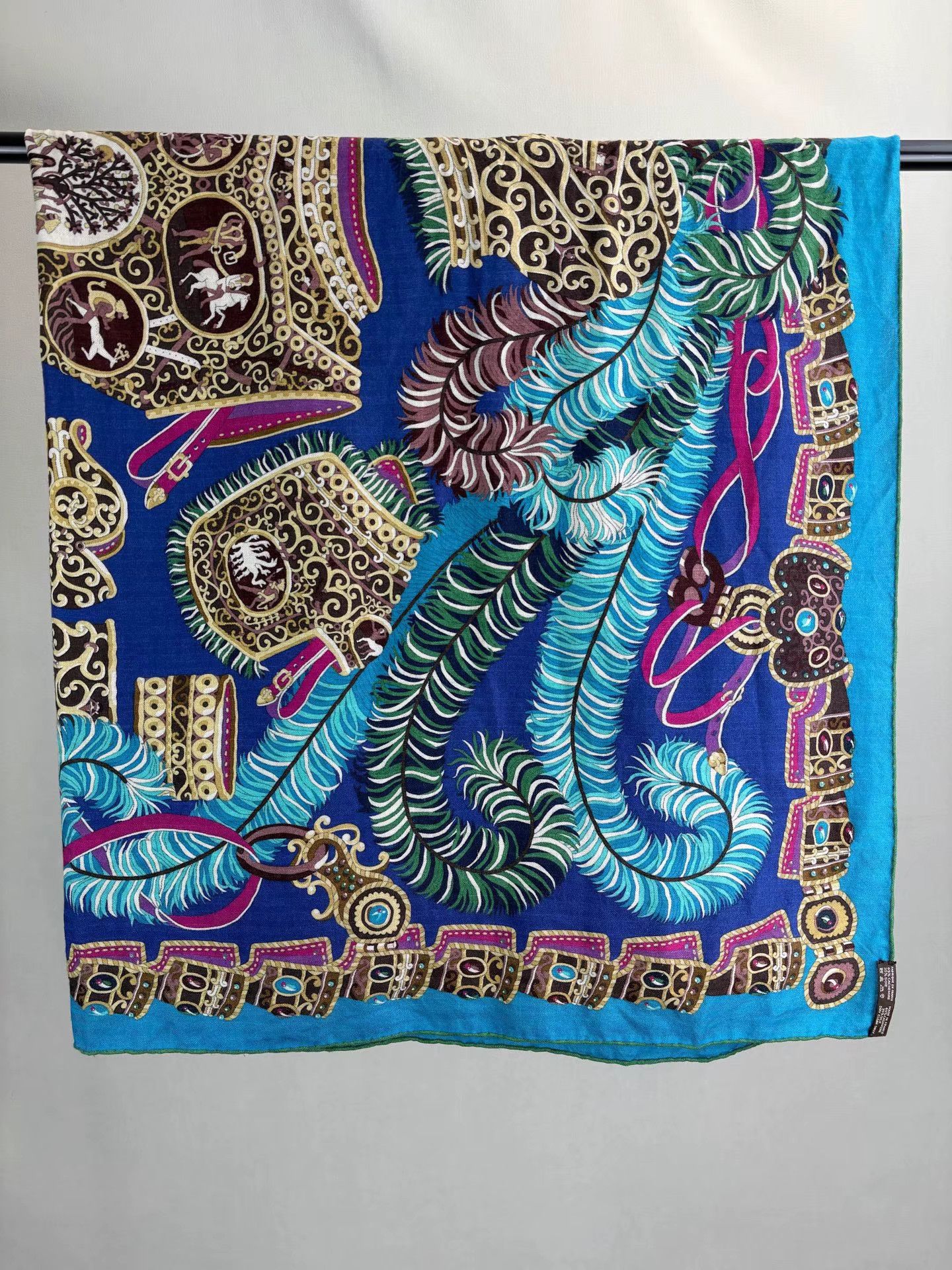 Hermes HERMES Mars Protection Cashmere Scarf K1 Size ONE SIZE - 3 Thumbnail
