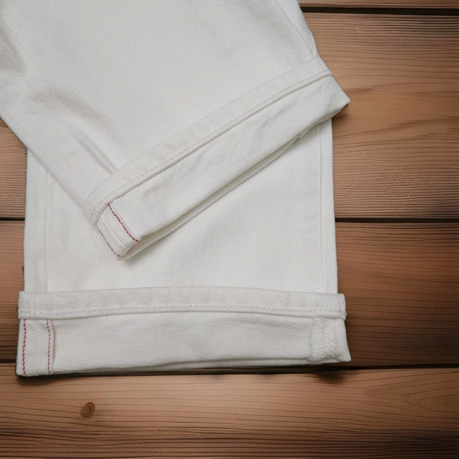 Todd Snyder Todd Snyder Slim Fit Japanese Selvedge Denim White 30x29 Size US 30 / EU 46 - 9 Thumbnail