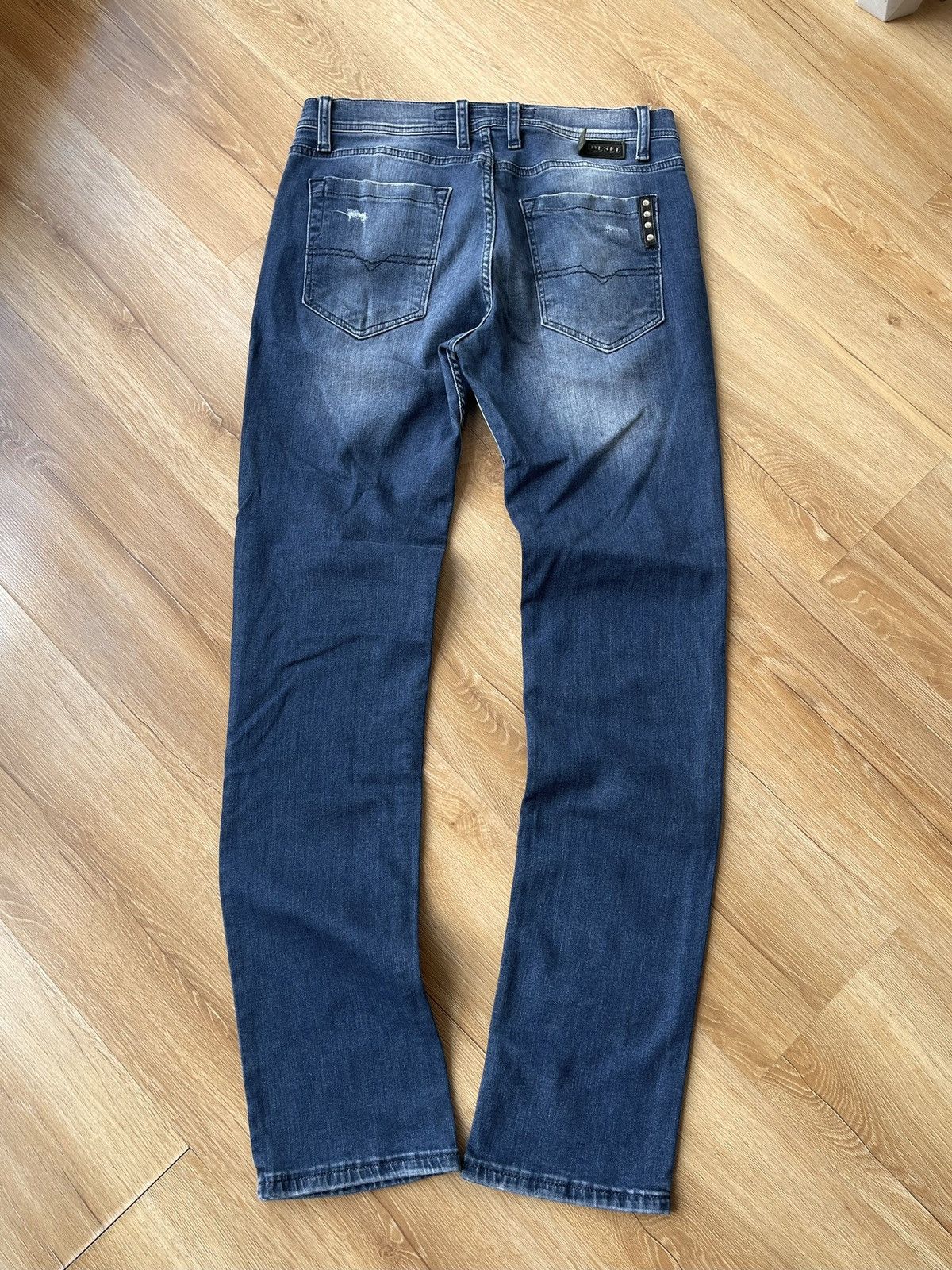 Diesel Vintage Diesel Distressed Studded Denim Jeans Size US 32 / EU 48 - 4 Thumbnail