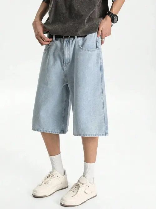 Jean Honjoh x Meifa Washed Street casual shorts jorts jeans Size US 32 / EU 48 - 4 Thumbnail