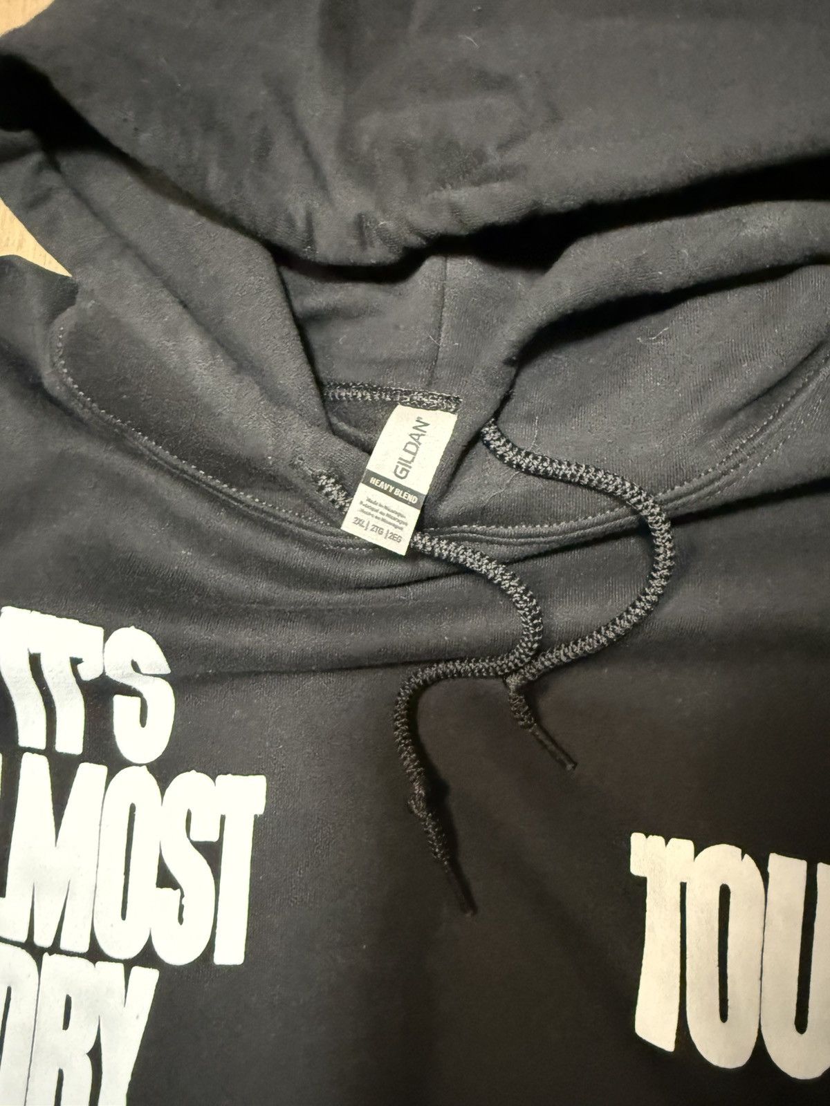 Rap Tees Pusha T It's Almost Dry Tour Pullover Black Hoodie Men XXL Size US XXL / EU 58 / 5 - 5 Thumbnail