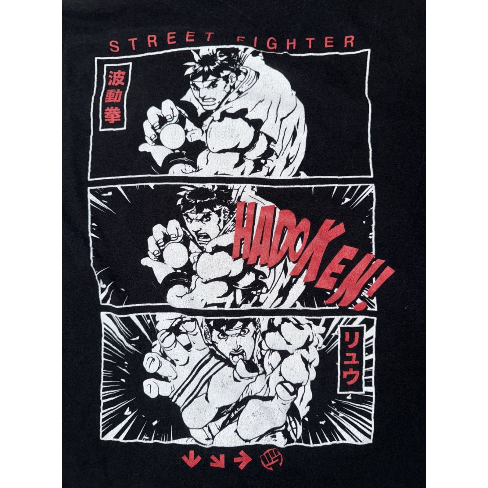 Vintage VINTAGE Street Fighter Capcon T-Shirt Large 21x27 Men Black Cap Com Shirt Mens Size US L / EU 52-54 / 3 - 2 Thumbnail