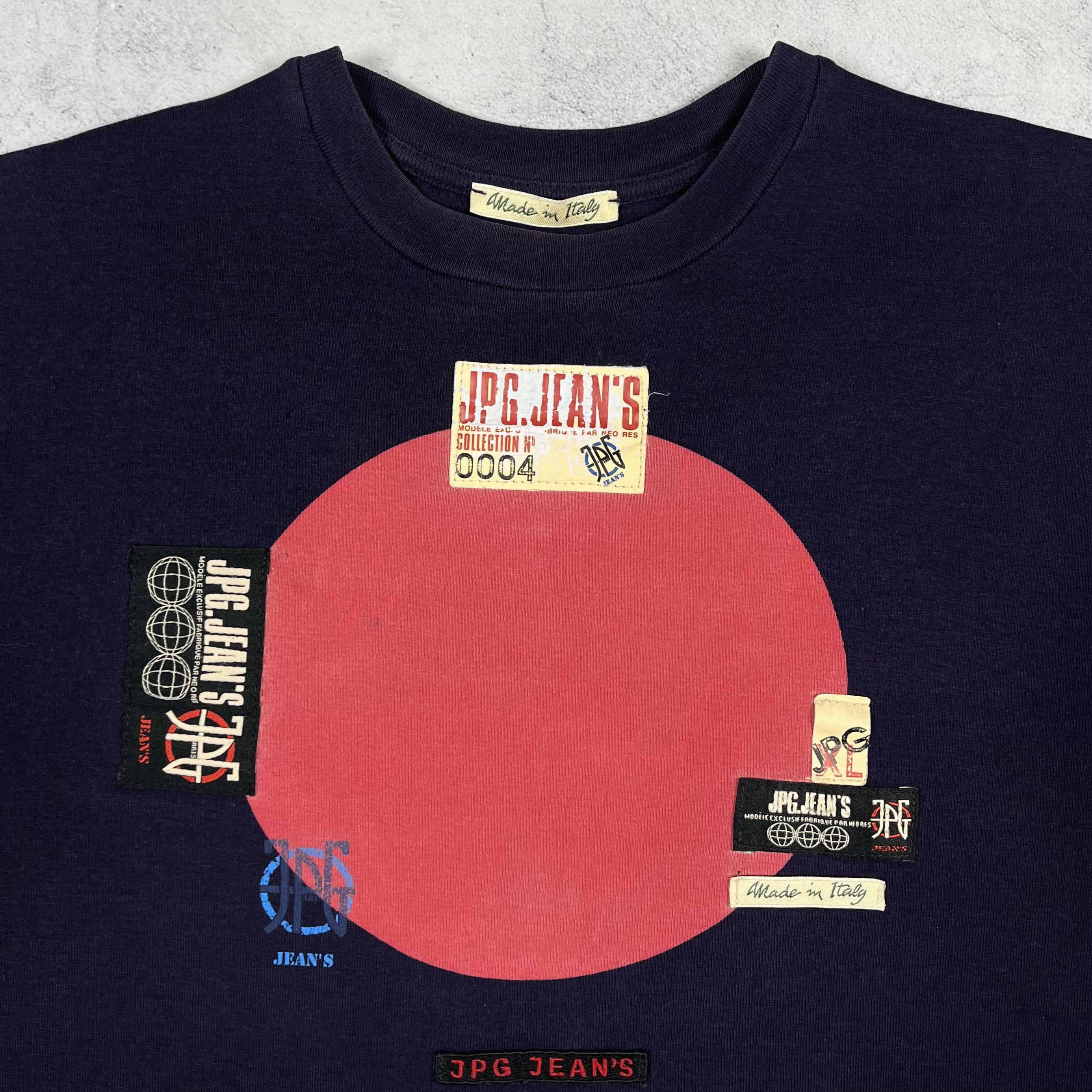 Jean Paul Gaultier Vintage Jean Paul Gaultier Abstract Logo T Shirt 90’s Size XL / US 12-14 / IT 48-50 - 6 Thumbnail