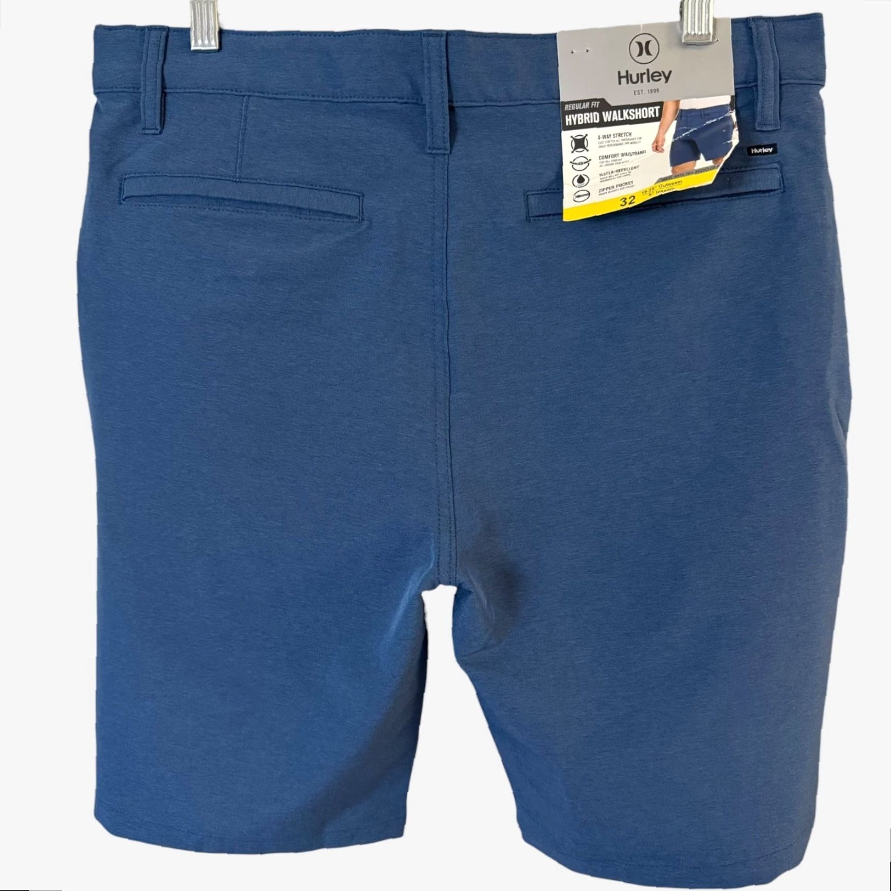 Hurley Hurley Hybrid Walk Shorts Blue Men's 32 Water-Repellant Stretch Active Chino NEW Size US 32 / EU 48 - 4 Thumbnail