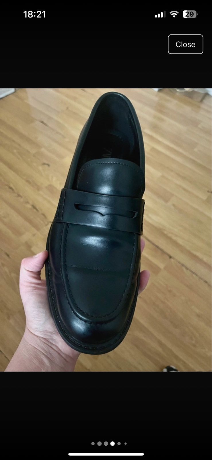 Zara Black loafers Size US 15 / EU 48 - 4 Thumbnail