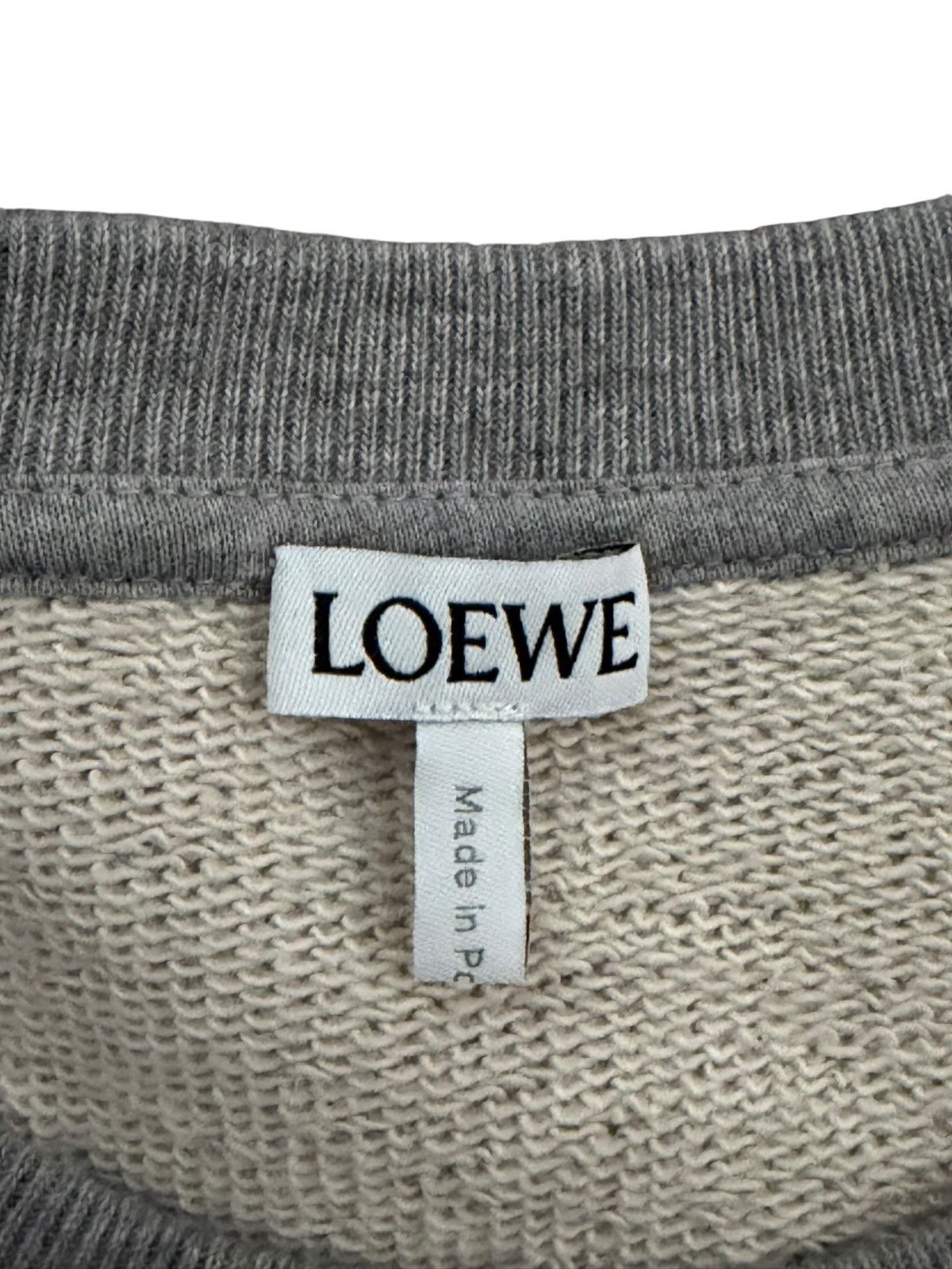 Loewe Loewe Grey Blue Embroidered Logo Crewneck Size US XL / EU 56 / 4 - 5 Thumbnail