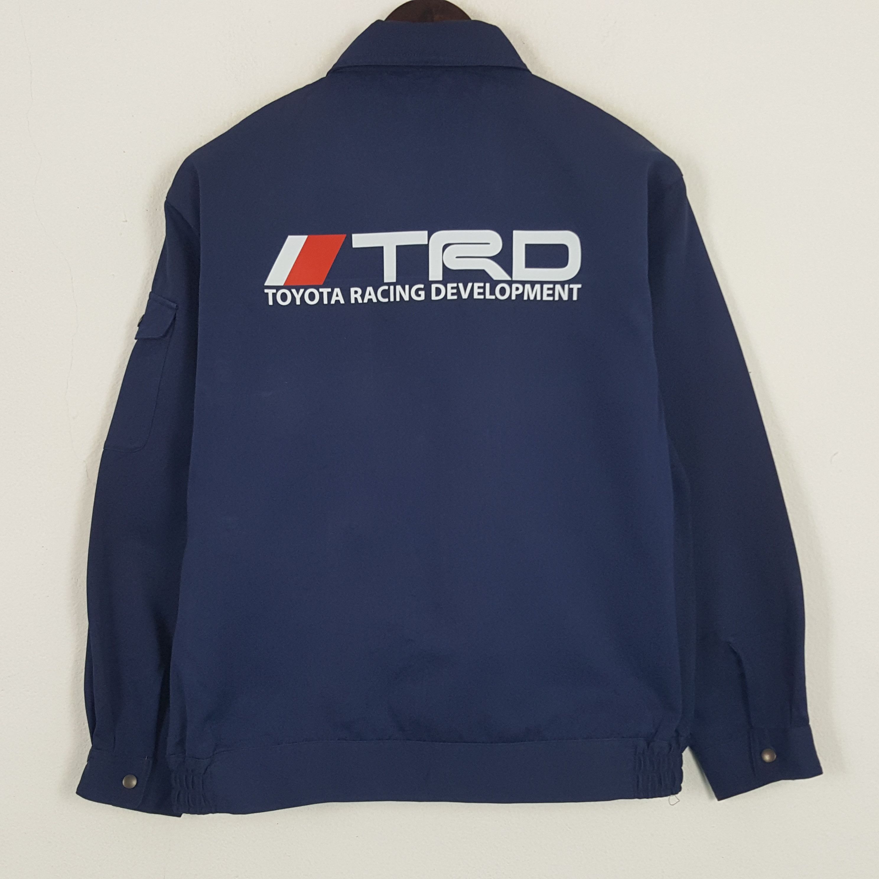 Japanese Brand × Vintage Vintage Toyota Racing Development Custom Art Sport Jacket Size US L / EU 52-54 / 3 - 1 Thumbnail