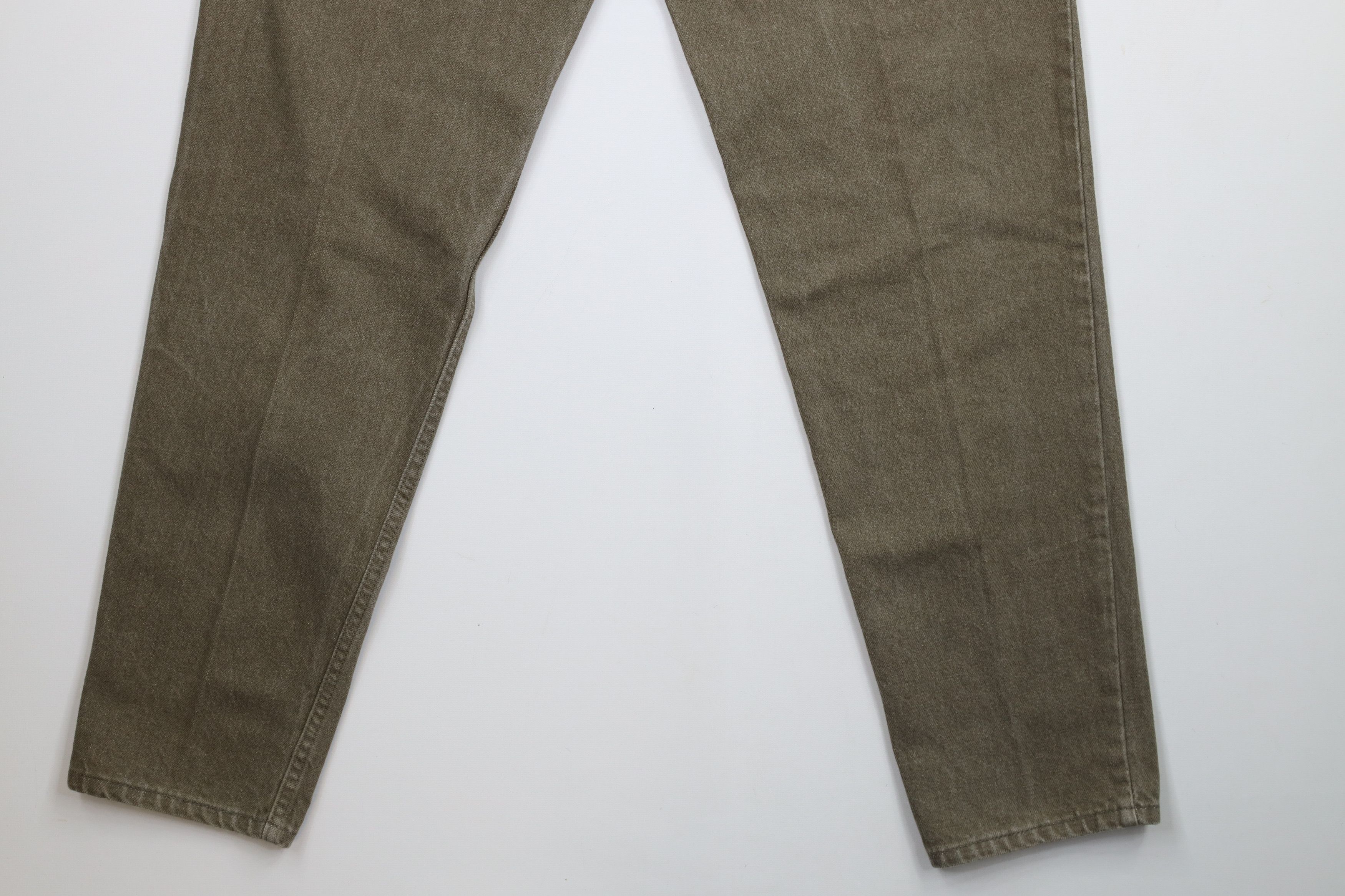 Levi's × Vintage Vintage 90s Levis 550 Orange Tab Tapered Leg Jeans Green USA Size US 34 / EU 50 - 13 Thumbnail
