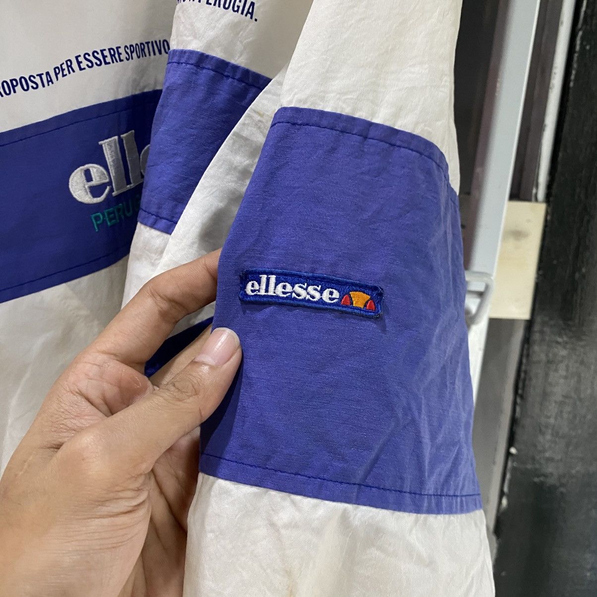 Ellesse Vintage Ellesse big logo Embroidery light jackets Size US L / EU 52-54 / 3 - 8 Thumbnail
